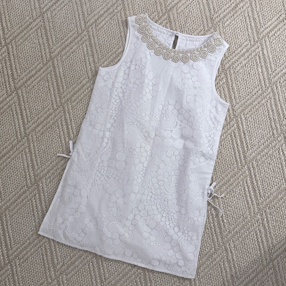 Girls Lilly Pulitzer White dress coverup